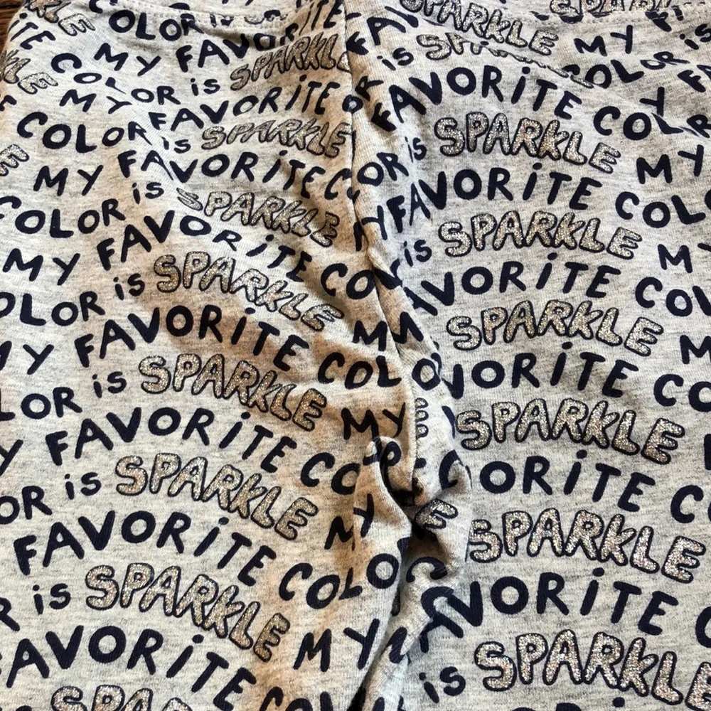 Crewcuts Sparkle is My Favorite Color leggings